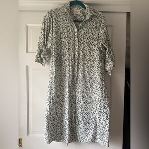 Mirth Kyoto house dress in ivy coral